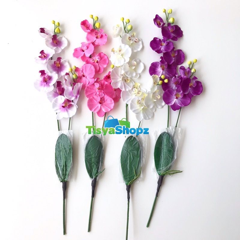 Bunga Hias Anggrek Bulan / Anggrek Artificial tinggi 70 cm