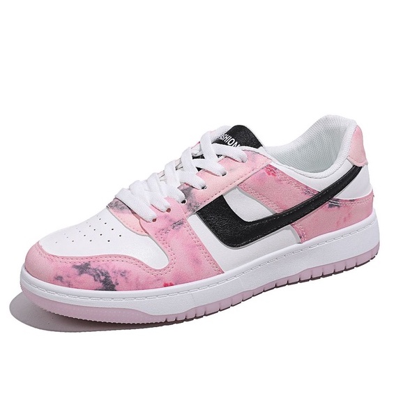 mycozy_store Sepatu Sneakers Wanita Sport Shoes Model Terbaru Tahun 2021 M03-Full Pink 2207