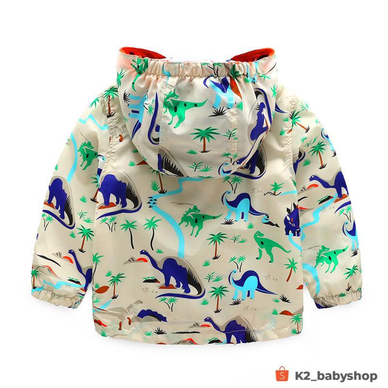 BABY K2 - BABY JAKET PARASUT MOTIF DINO KODE 00078