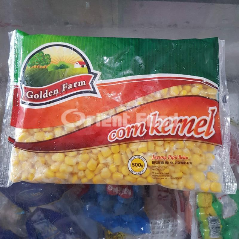 

Golden Farm Kernel Corn 500gr Jagung pipil matang