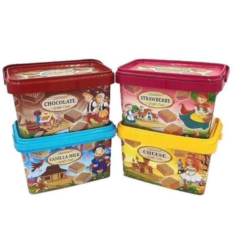 

biskuit kaleng, wafer cube ember