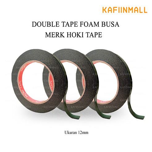 Double Tape Busah 888 tape 12mmx5m 24mmx5m  full /Isolasi Double Tape Foam