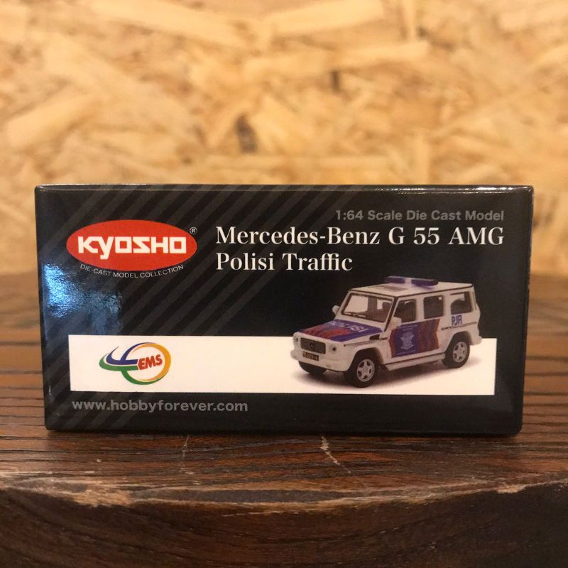 KYOSHO MERCEDES BENZ G 55 AMG POLISI TRAFFIC