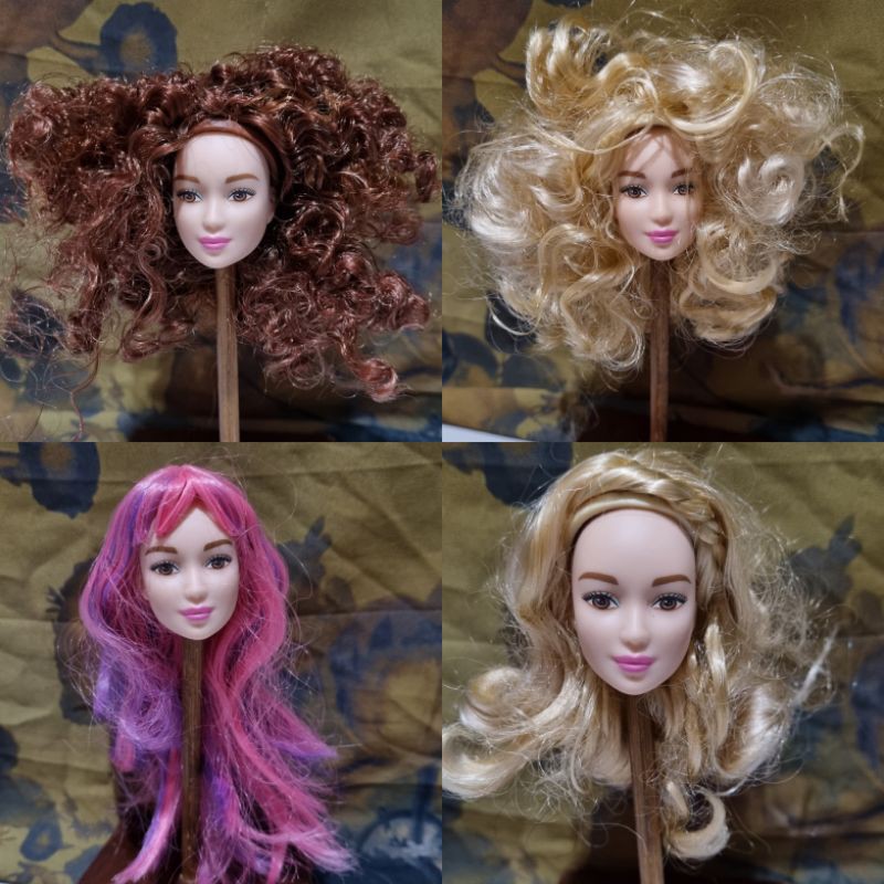 Wig Boneka fashion boneka ukuran 1/6 W1
