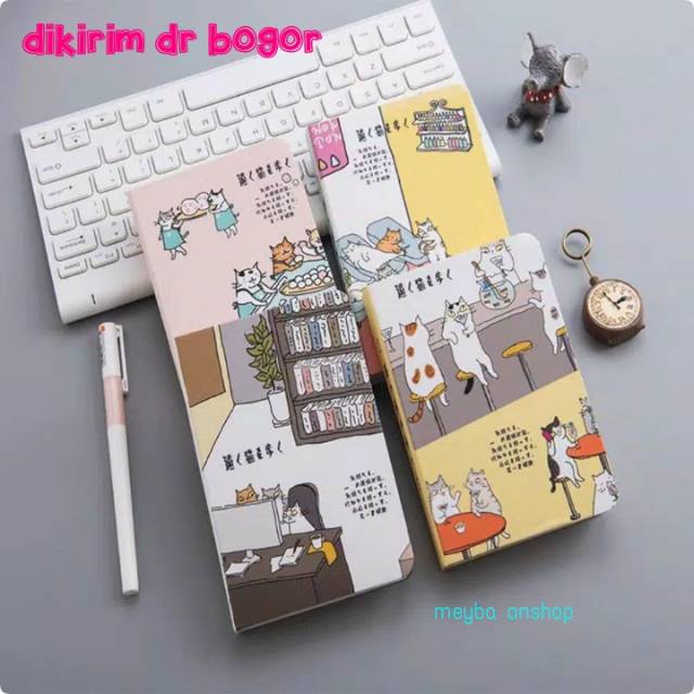 

Notebook Diary Kecil Kartun Kucing Lucu ~♥~