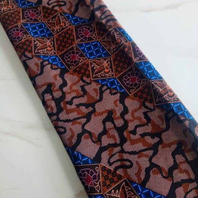 Ht kain batik printing murah jarik sogan Bridesmaid keluarga batik bahan biru coklat