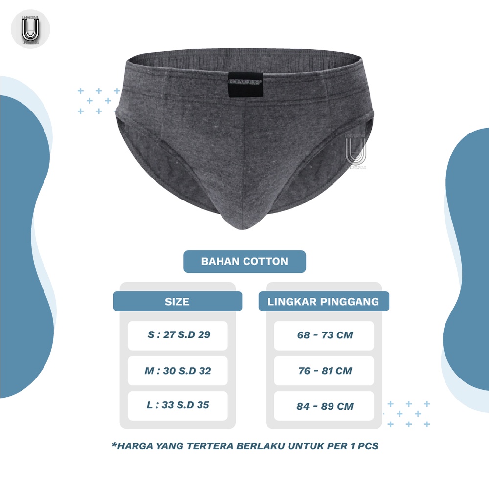 CD Celana Dalam Pria Champiro Sempak Laki Laki Dewasa Premium Kode C.0302-C By Universal Underwear