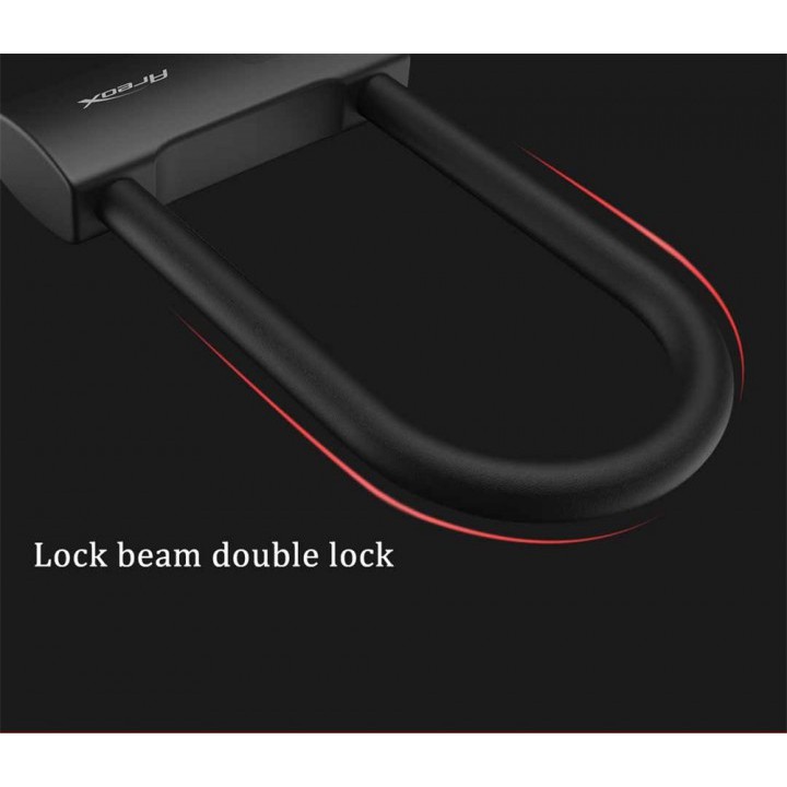 XIAOMI AreoX U8 Gembok Sepeda Anti Maling Fingerprint U-lock - Long