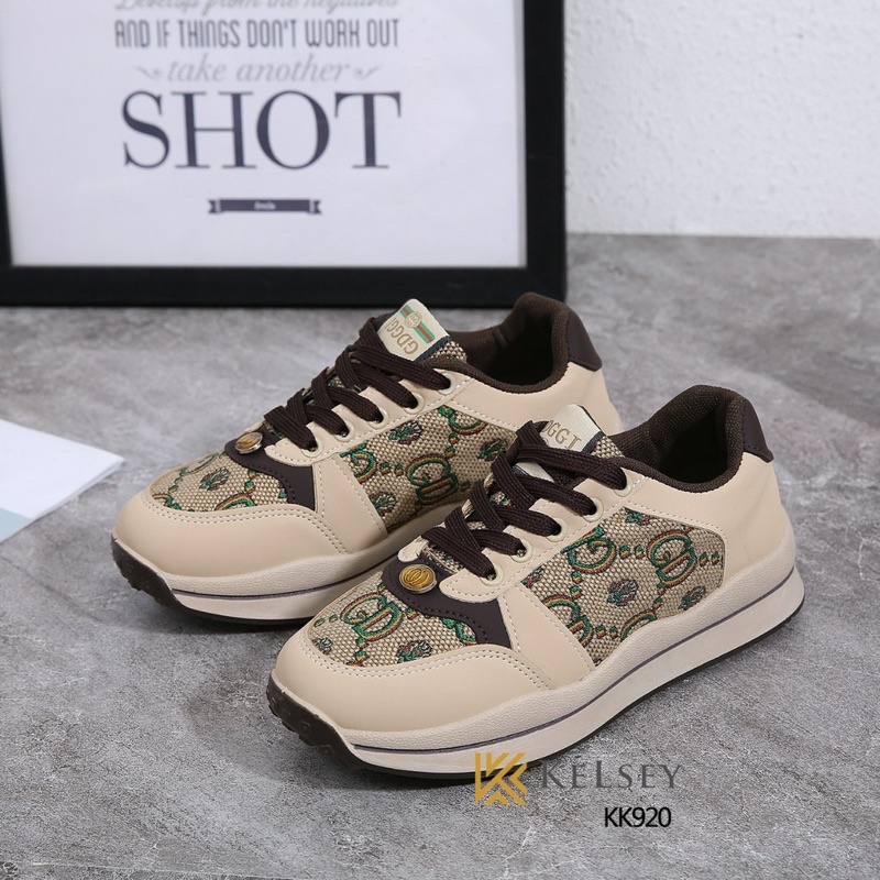 (GRATIS ALAS KAKI) Nicole Sepatu Sneakers Wanita Kelsey KK920