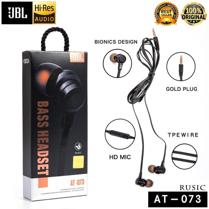 Zuki Store HANDSFREE / HEADPHONE / EARPHONE / HEADSET JBL AT 073