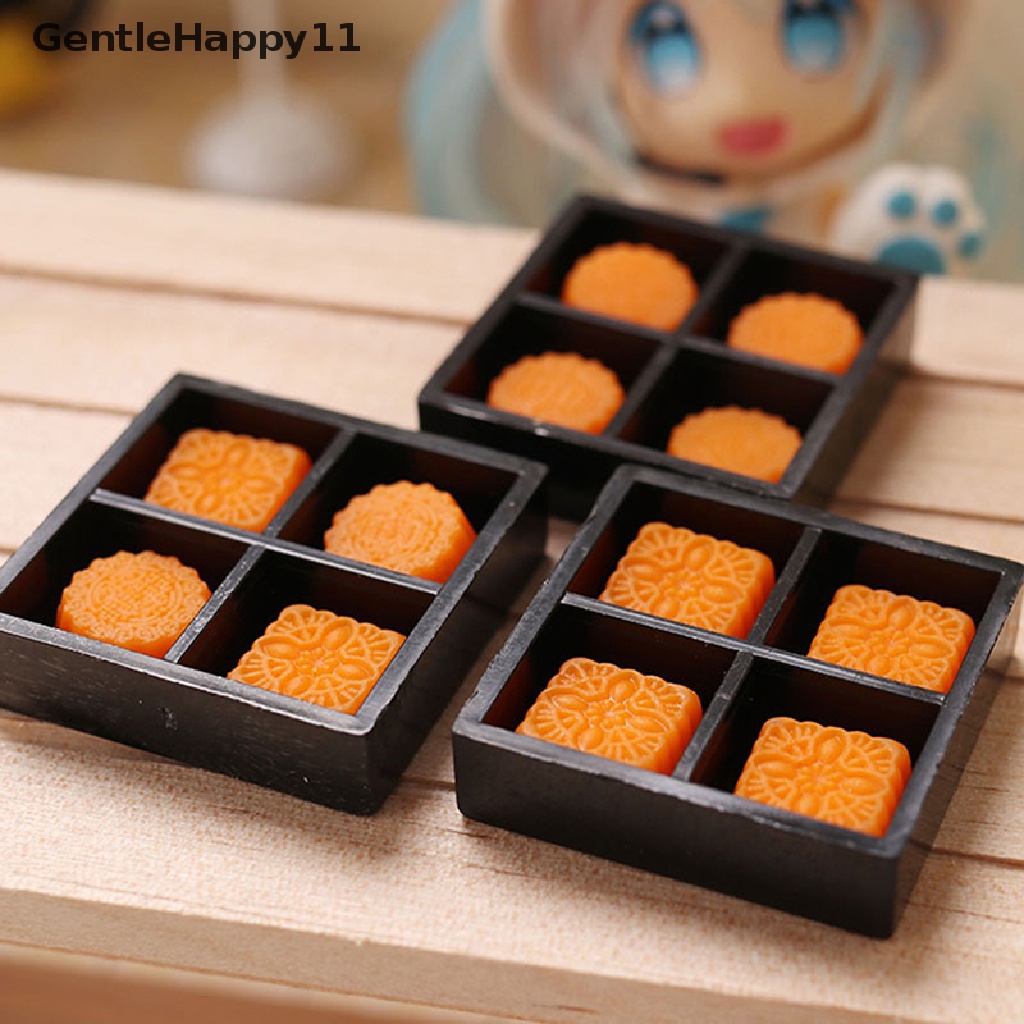 Gentlehappy 1 Set Mainan Miniatur Bulan Sabit Skala 1: 12 Untuk Dekorasi Rumah Boneka