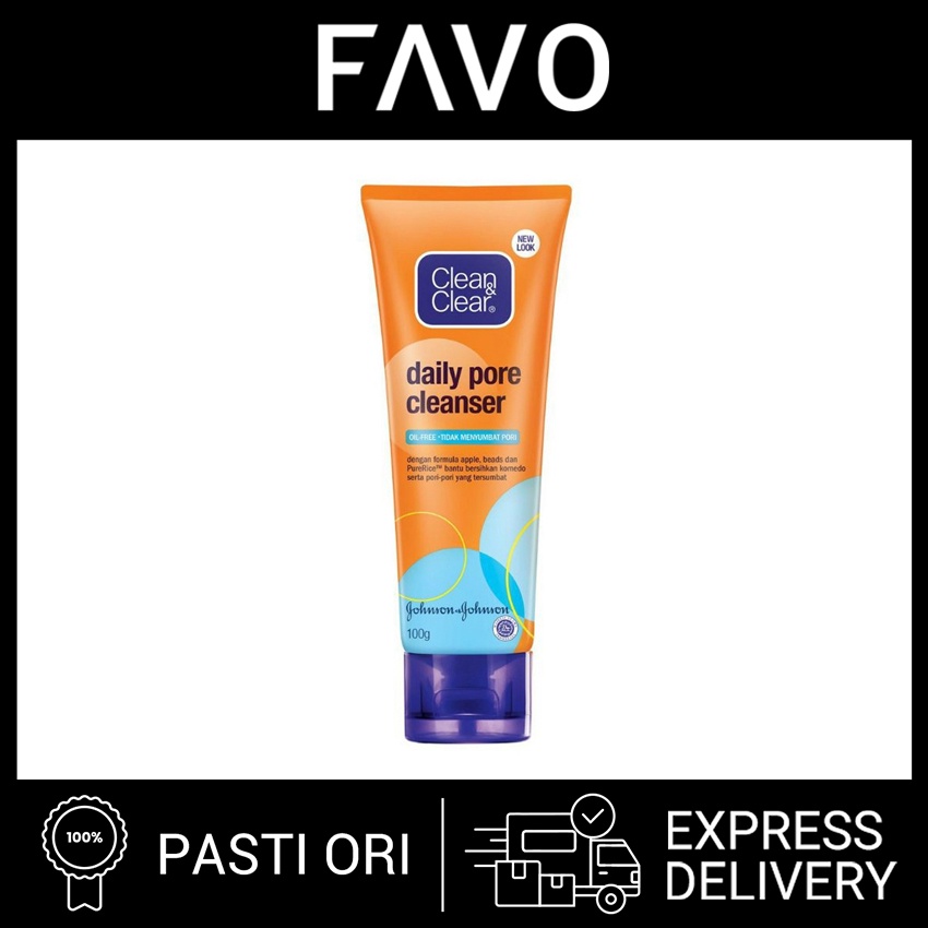 Sabun Cuci Muka - Clean & Clear Daily Pore Cleanser - 100 gr