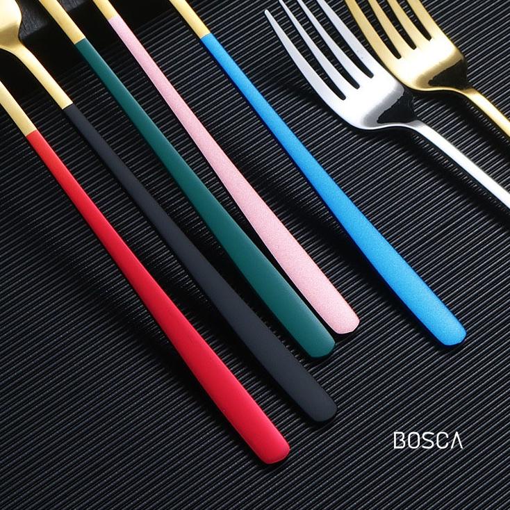 Produk Favorit Bosca Living - Sendok Garpu Sumpit Set Cutlery 4 in 1 Food Grade 304 / Set Alat Makan Portable / Alat Makan Stainless Food Grade / Cutlery Set