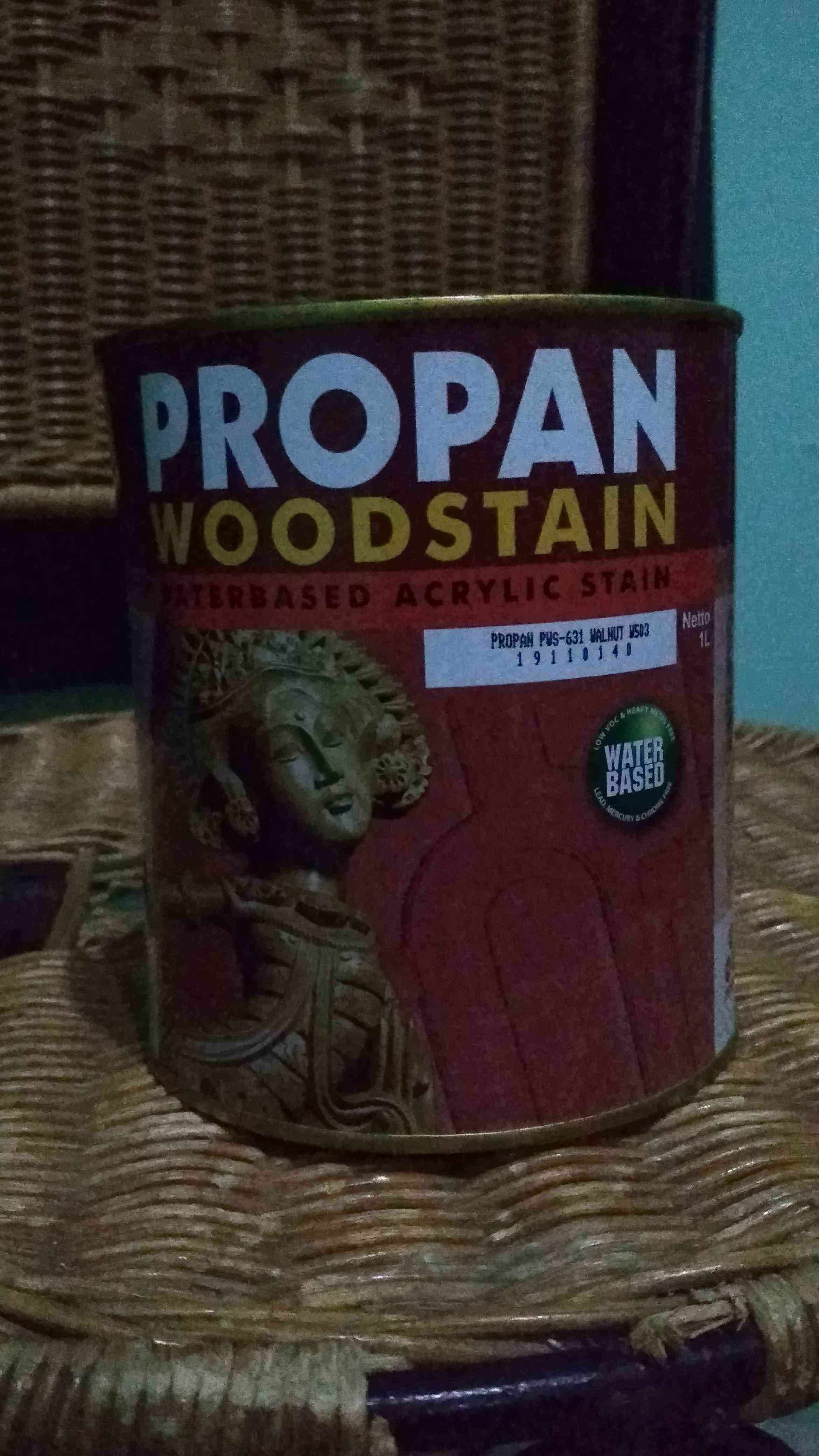 Propan Wood Stain Pws-631 1lt Mewarnai Dan Melindungi Kayu Indoor Dan Outdoor