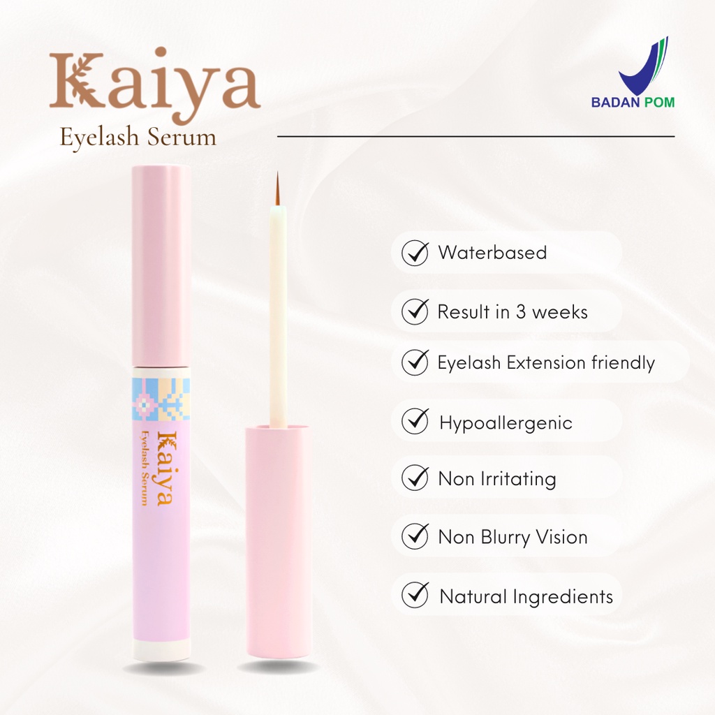 Serum Bulu Mata Kaiya Eyelash Growth Serum