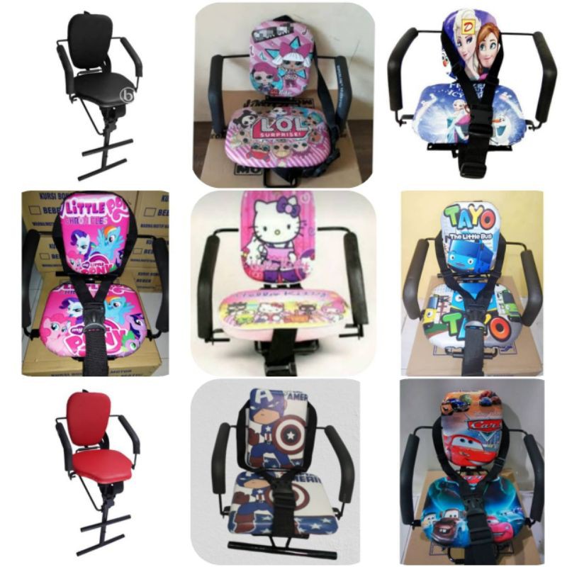 Kursi boncengan anak 2 in 1 bisa motor bebek & matic Aman kuat dan kokoh. bisa dilipat