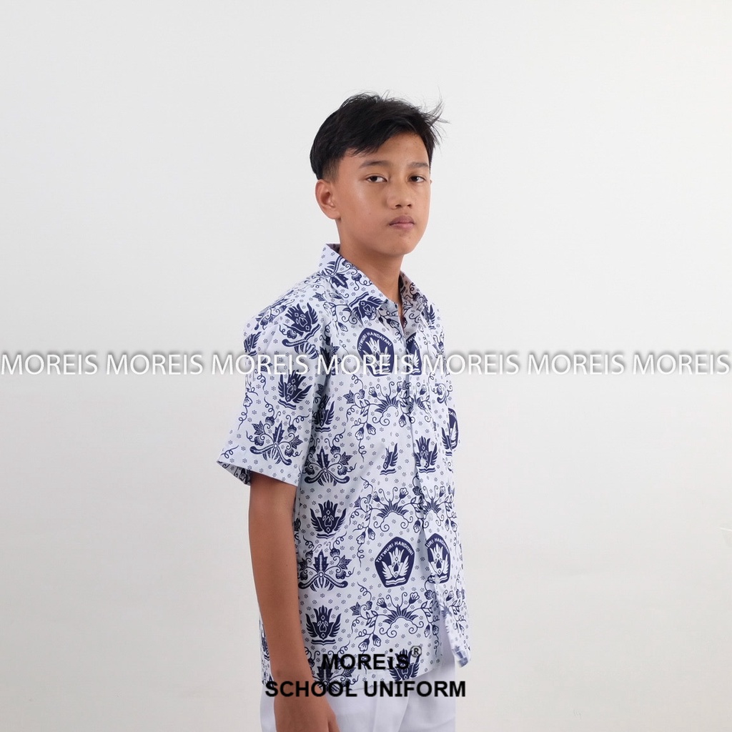 Seragam Baju Batik Tutwuri Handayani Biru