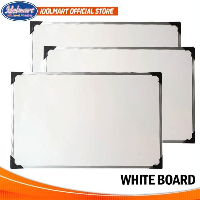 

Cuci Gudang Awal Tahun IDOLMART Whiteboard Papan Tulis Putih Ukuran 40x80 - Murah Cuci Gudang Awal