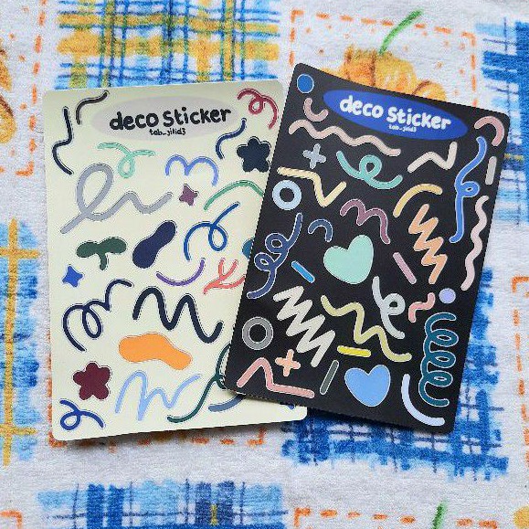 

Deco sticker sheet / confetti sticker journal