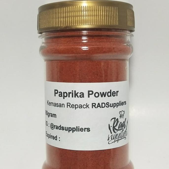 

PROMO Paprika Powder kemasan Repack Botol 80gram MURAH