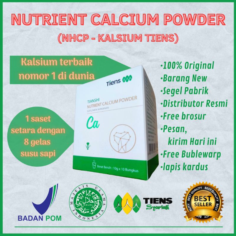 Jual BISA COD TIANSHI NUTRIENT CALSIUM POWDER SPESIALIS MASALAH TULANG DAYA SERAPNYA TINGGI