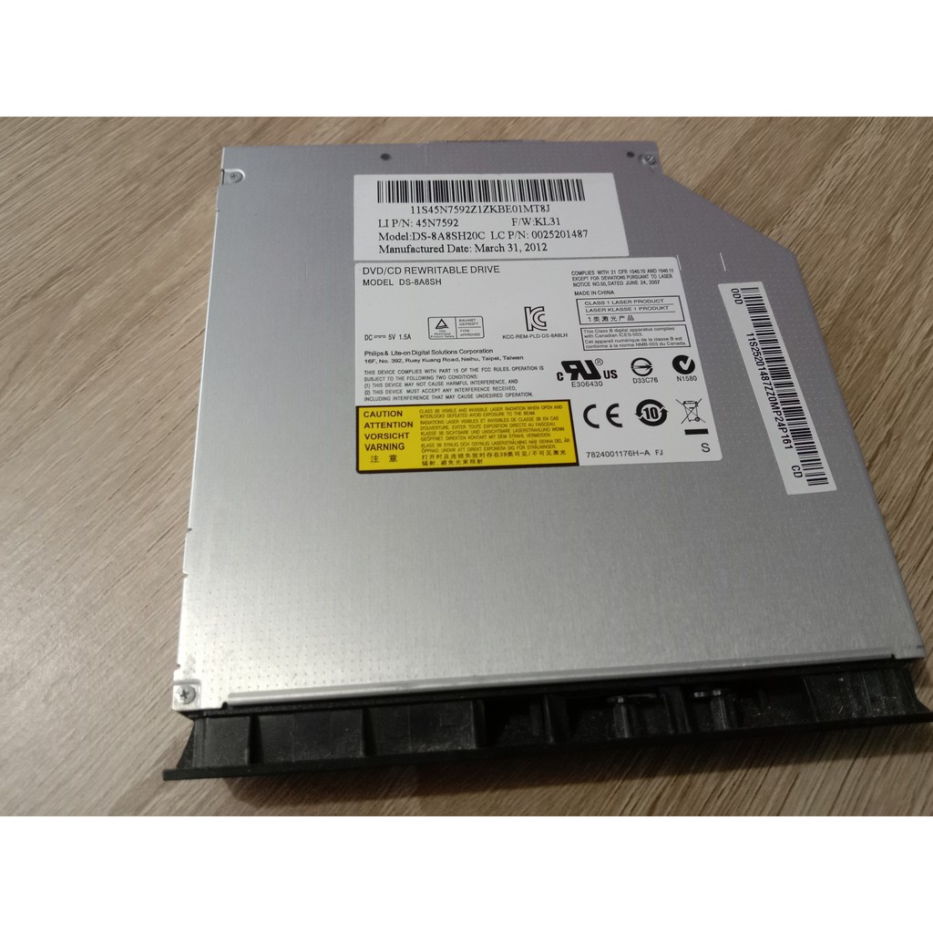 DVD Rom internal Laptop Lenovo G470 dan tutupnya