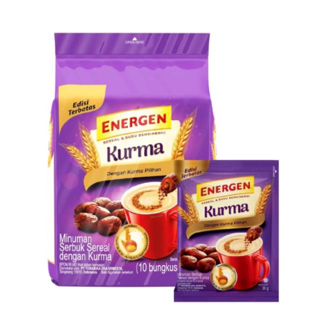

Energen Kurma Pouch 10 sachet [@30gram]