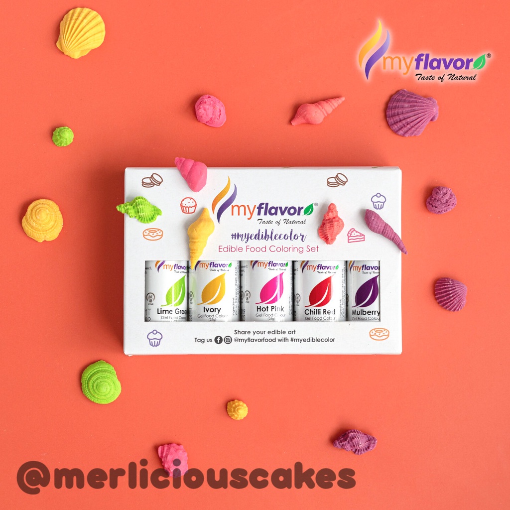 

My Flavor Summer Crush Gel Food Color Set Food Colour