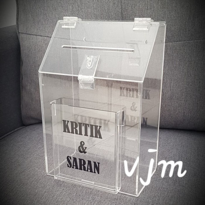 

Acrylic Kotak Saran,Kritik&Saran (017 print) promo