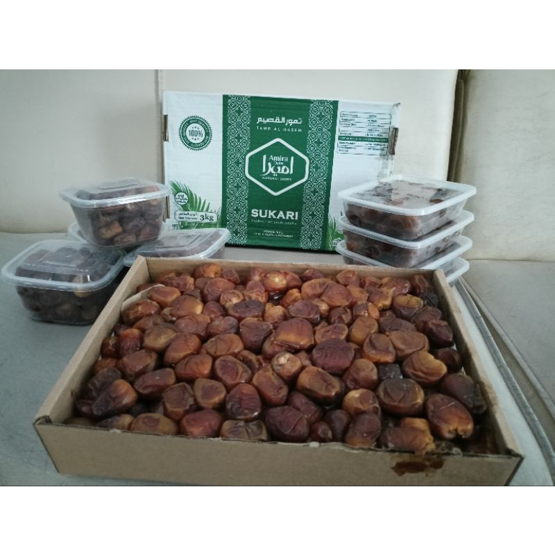 

Kurma Sukari Amira 1 kg Kualitas Premium, Grade A