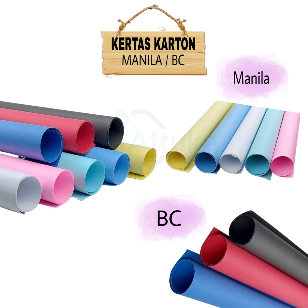 

(3pcs) Kertas Manila / Karton BC Warna 61x86cm 150gsm