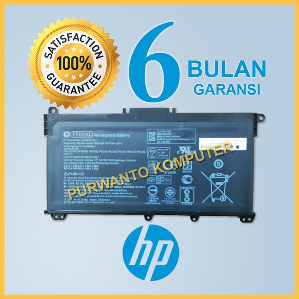 Original Baterai Laptop HP Pavilion 14-bf009ng 14-BF009NS 14-bf009TU 14-BF009TX 14-BF009UR 14-BF010N
