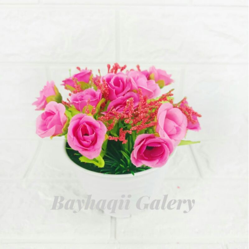 RANGKAIAN BUNGA HIAS D10 MURAH || BUNGA ARTIFICIAL || BUNGA HIAS PLASTIK MURAH-3