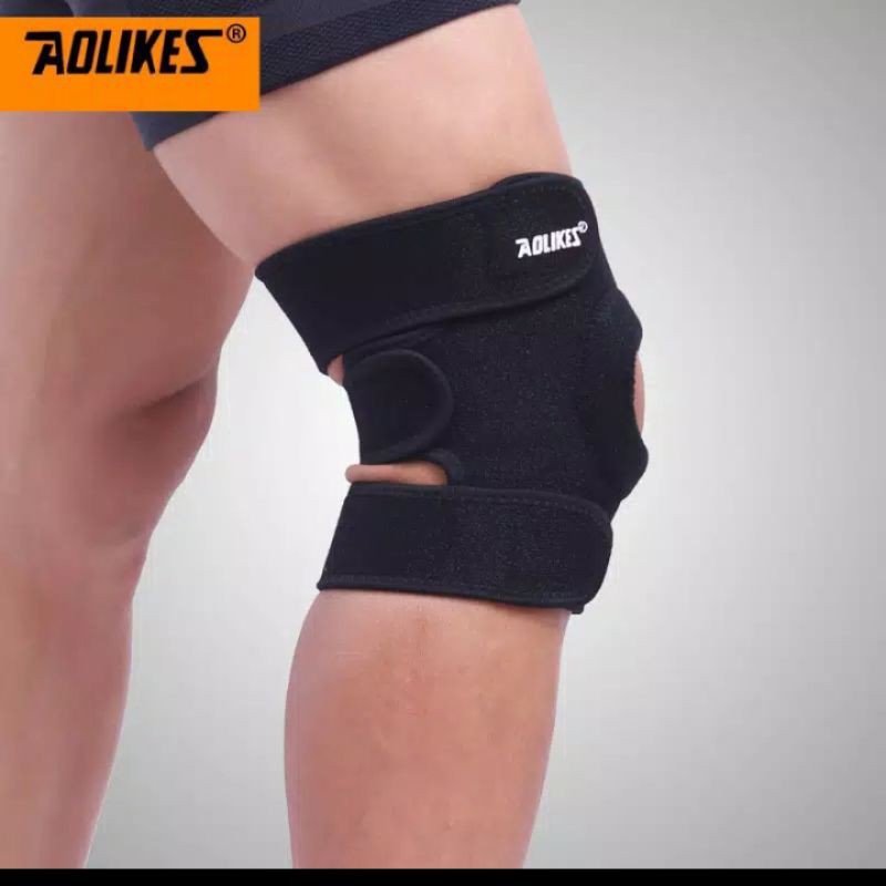 Knee support Decker aolikes /Adjustable knee pad /deker lutut /  knee support open patella