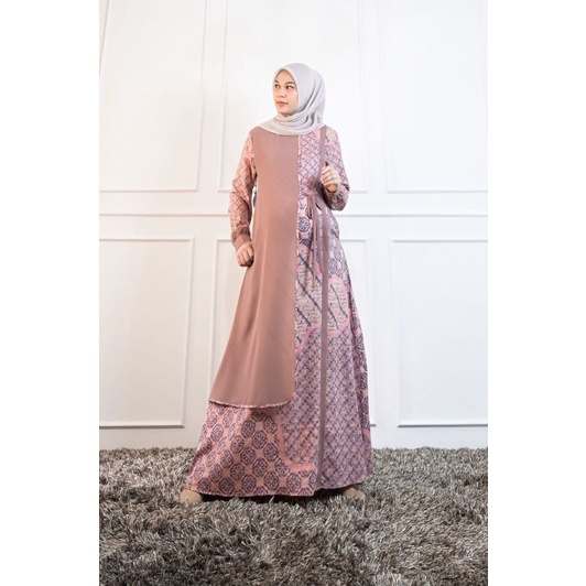 Albamoswear Batik Dolby Cantika by Inayyah Inayah | Gamis inayah | Gamis inayyah | Gamis batik | Dre
