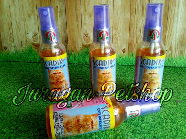 SCADIX Spray 60Ml Termurah| Obat Luka Kucing|Infeksi Kulit