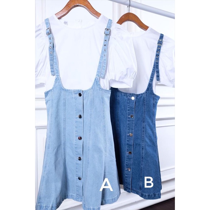 OVERALL SET DENIM BAHAN PREMIUM BANGKOK BKK, SET OV DENIM