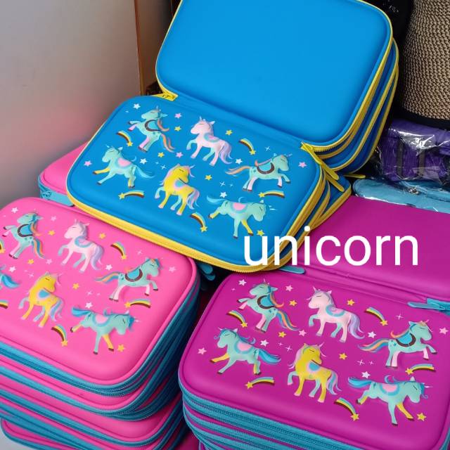 

Tempat Pensil Unicorn Hardtop Pencilcase Kotak pensil