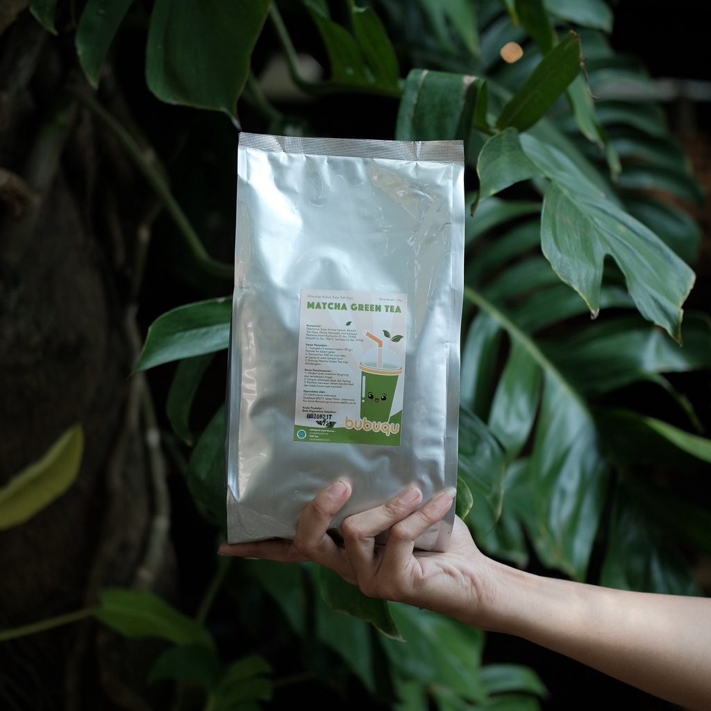 

Bubuk Minuman Matcha Green Tea Bubuqu Powder Drink