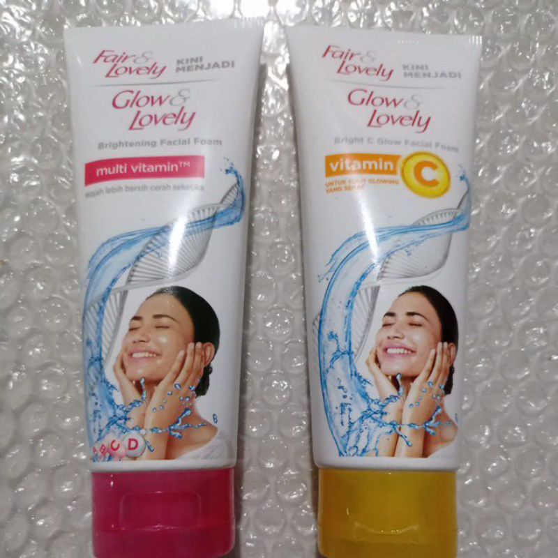 Glow &amp; Lovely Facial Foam 100ml Exp Januari 2026