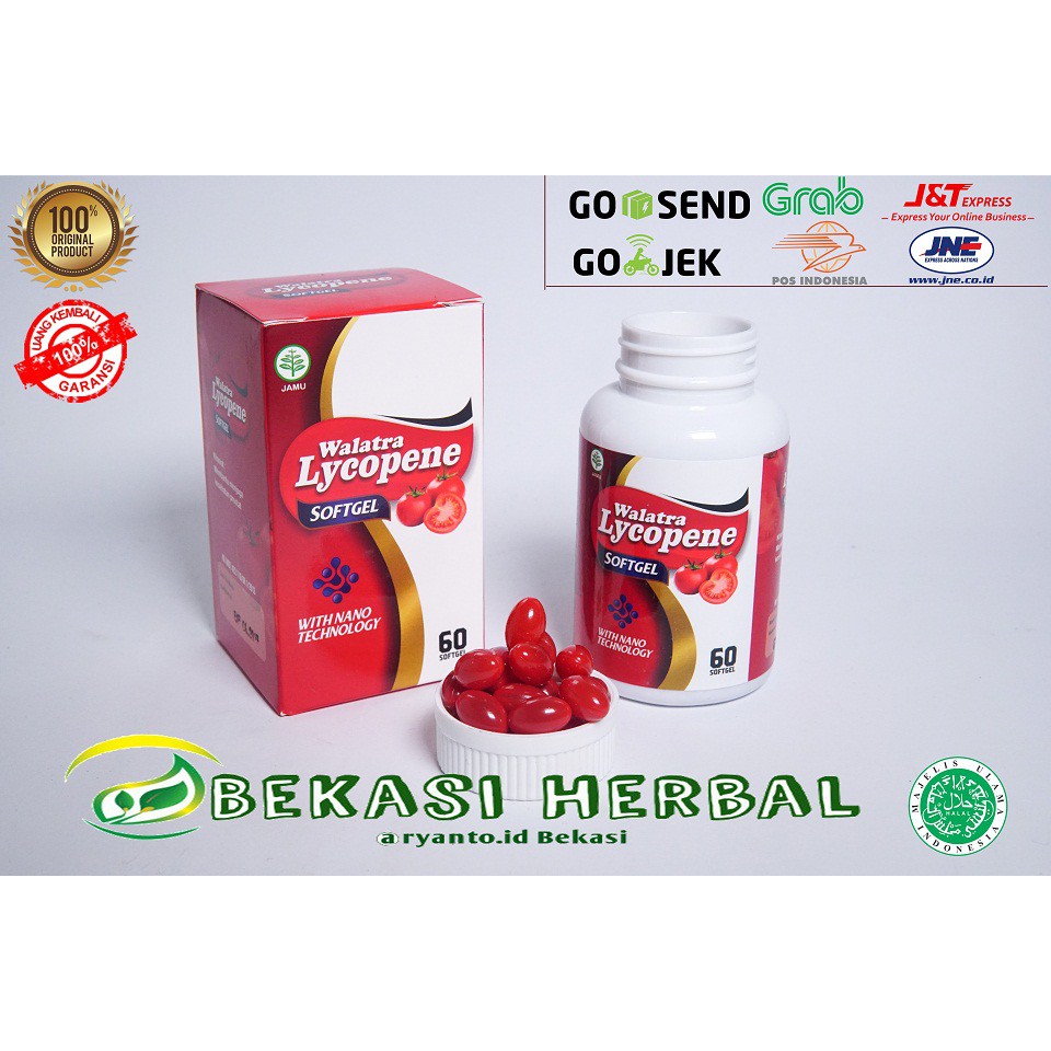 Walatra lycopene 100% Original Ekstrak Buah Tomat Obat Kanker Prostat Obat Penyubur Pria Mandul