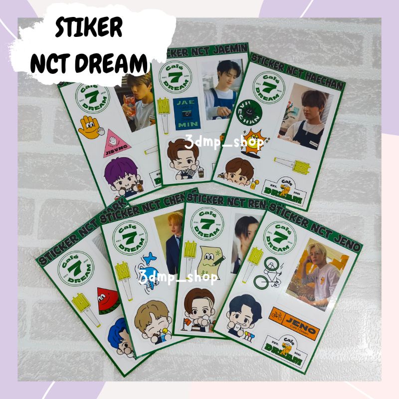 Stiker nct cafe dream