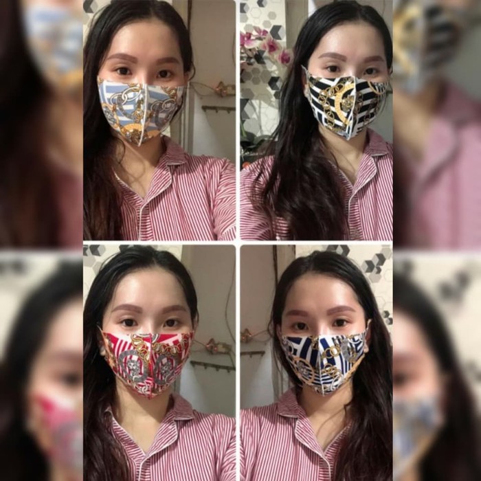 Masker scuba dewasa versace 1 Lusin 12pcs