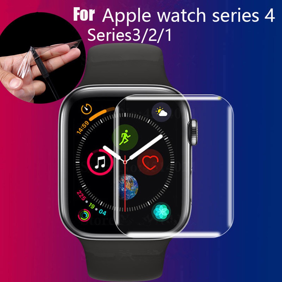 Film Pelindung Layar Bahan Tpu Lembut Untuk Apple Watch Iwatch Series 5 4 3 2 1 40mm 44mm 38mm 42mm Indonesia