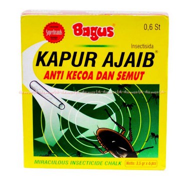 Bagus Kapur Ajaib Anti Kecoa Semut Insecticide Chalk 12pcs