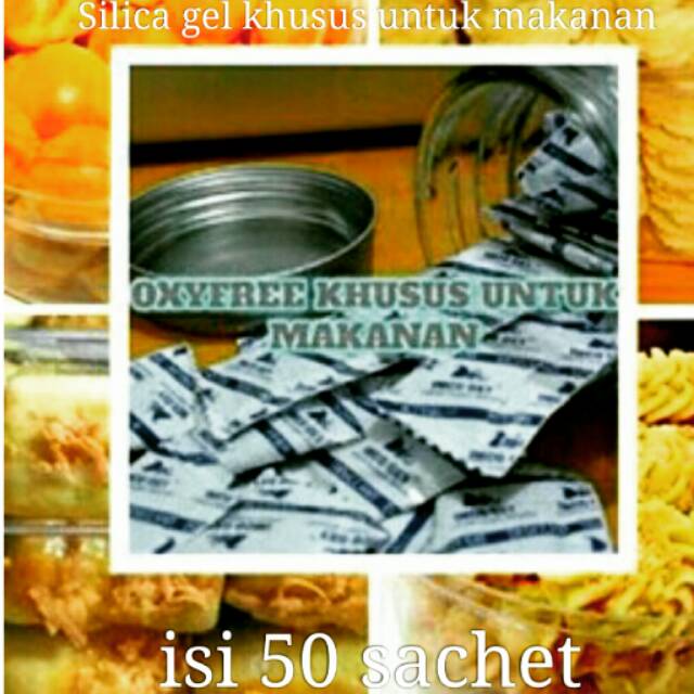 

Silica gel oxy free untuk makanan (Food grade)