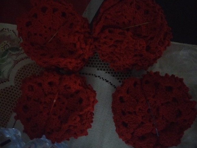 Suvenir Pernikahan / Tatakan Gelas Murah / Tatakan Gelas Rajutan / Handmade / Grosiran