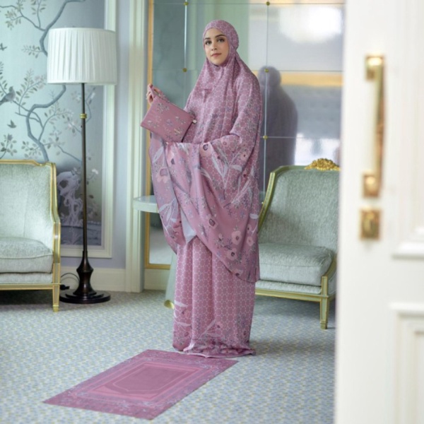 MYLADY MUKENA SILKY GLOW DUSTY PINK DUSTY GREEN CREAMY BLACK GREY SKY Murah