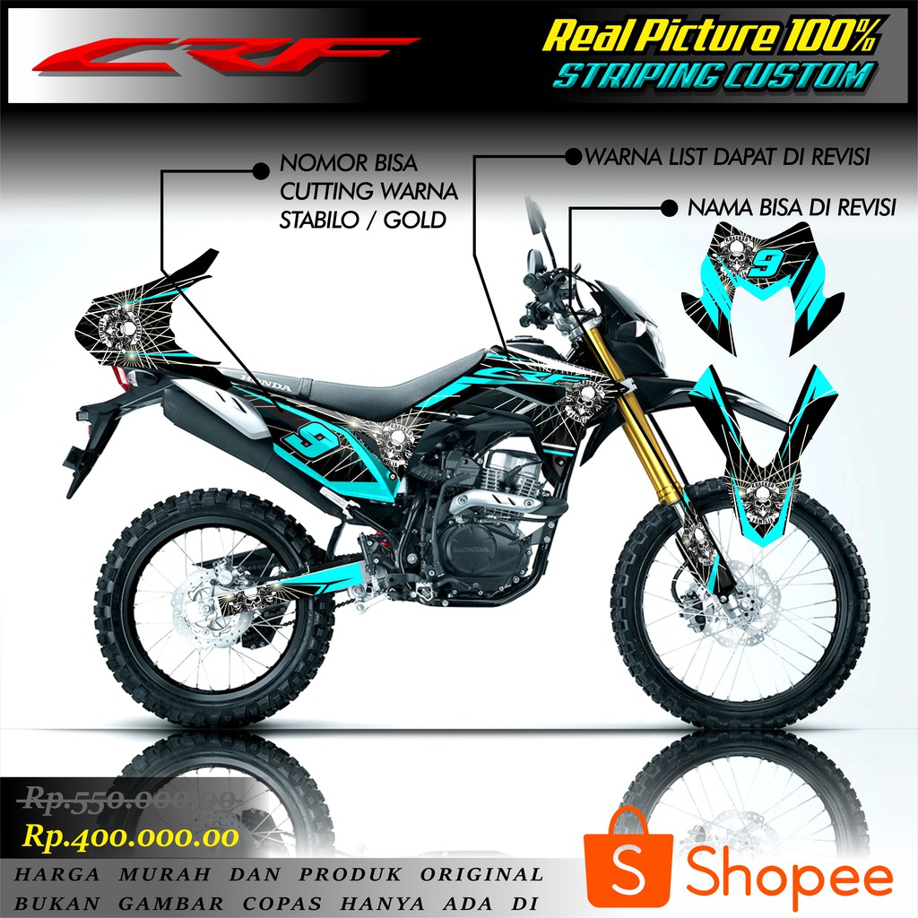 Decal CRF 150L Red Grafis Full Body REALPICT 2019 Shopee Indonesia
