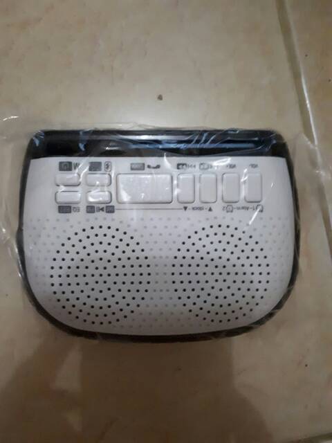 Bluetooth Speaker Radio Clock with TF Card Slot Taffware OMSK2ABK